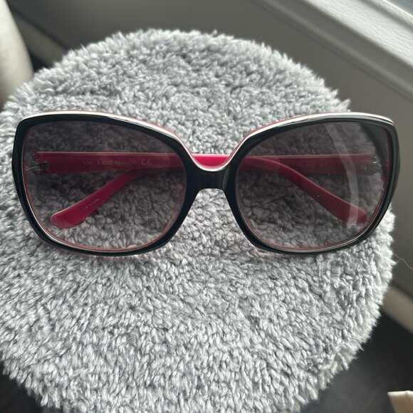 Kate Spade Pink and Black Women’s Sunglasses - Picture 2 of 8